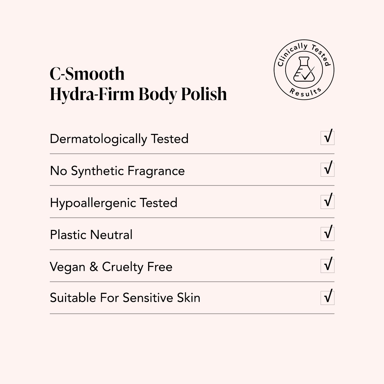 C-Smooth • Hydra-Firm Body Polish • Vitamin C & E + Kakadu 4