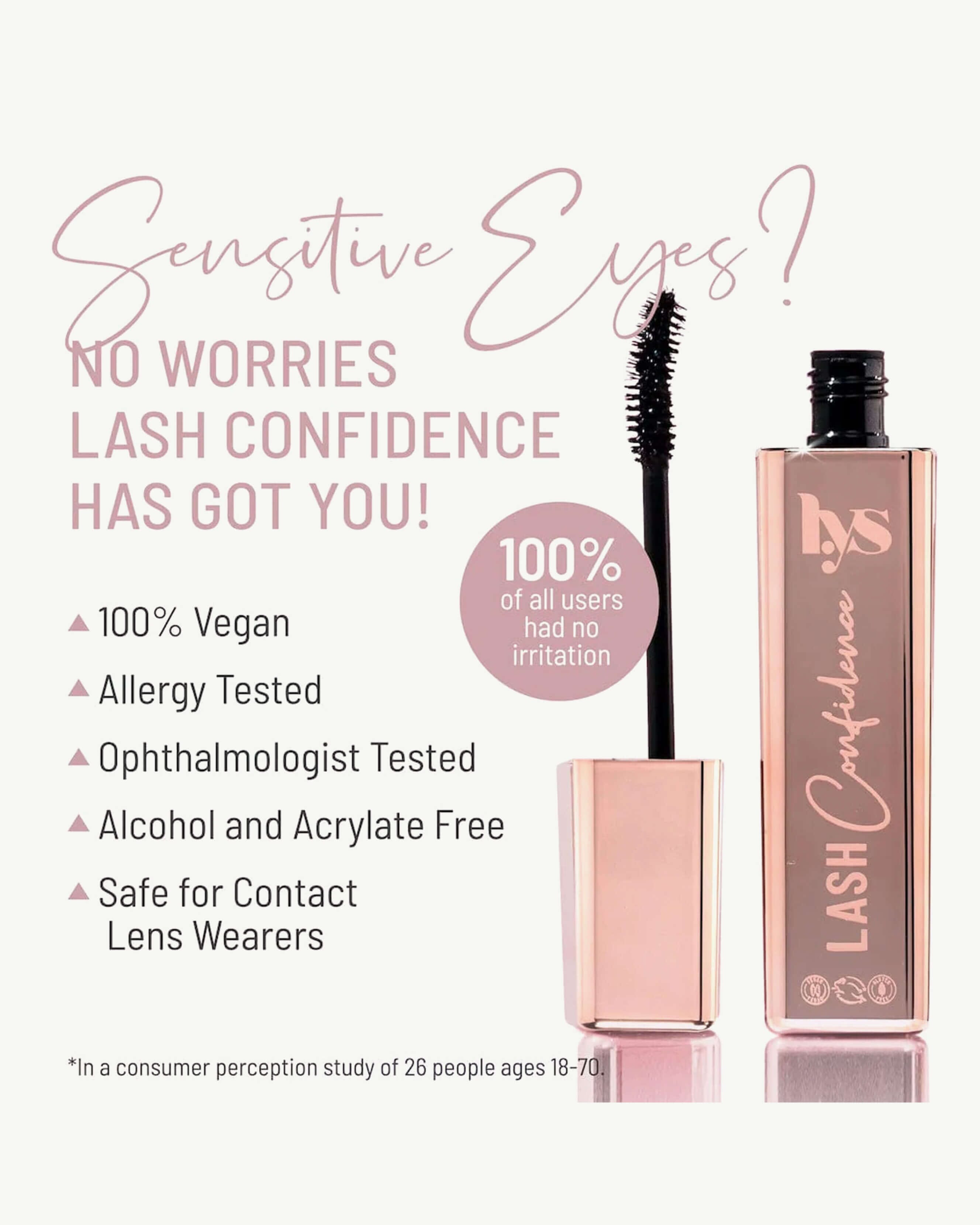 Lash Confidence Volume + Length + Curl Clean Mascara 13