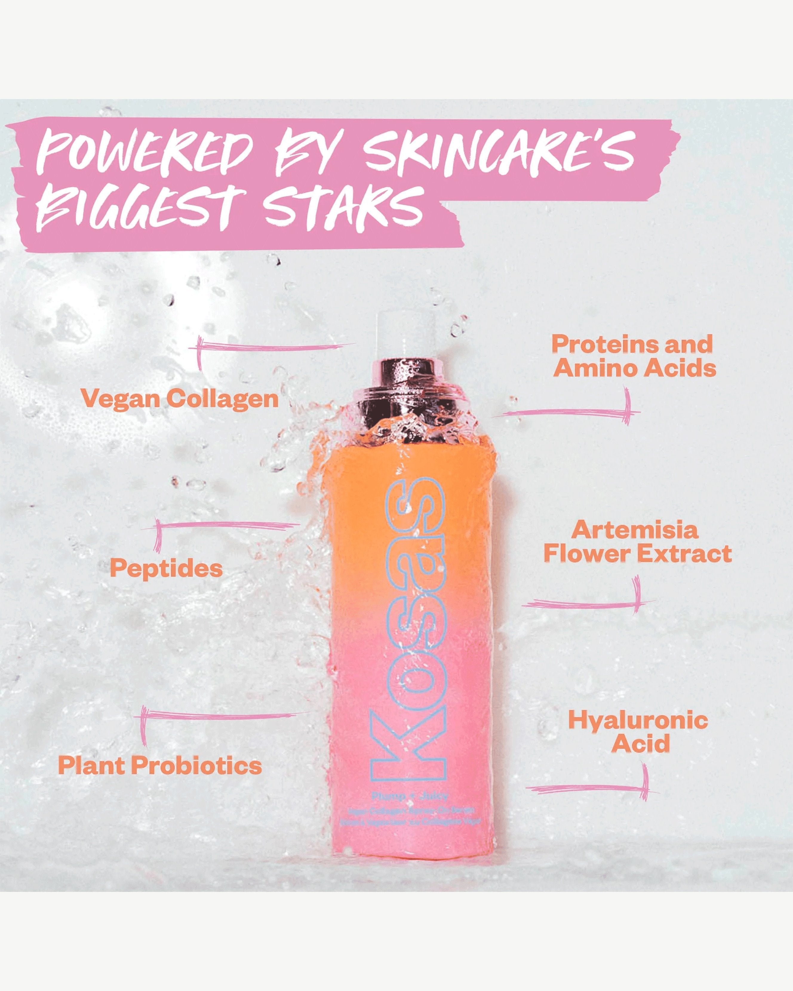 Plump + Juicy Vegan Collagen Spray-On Serum 5