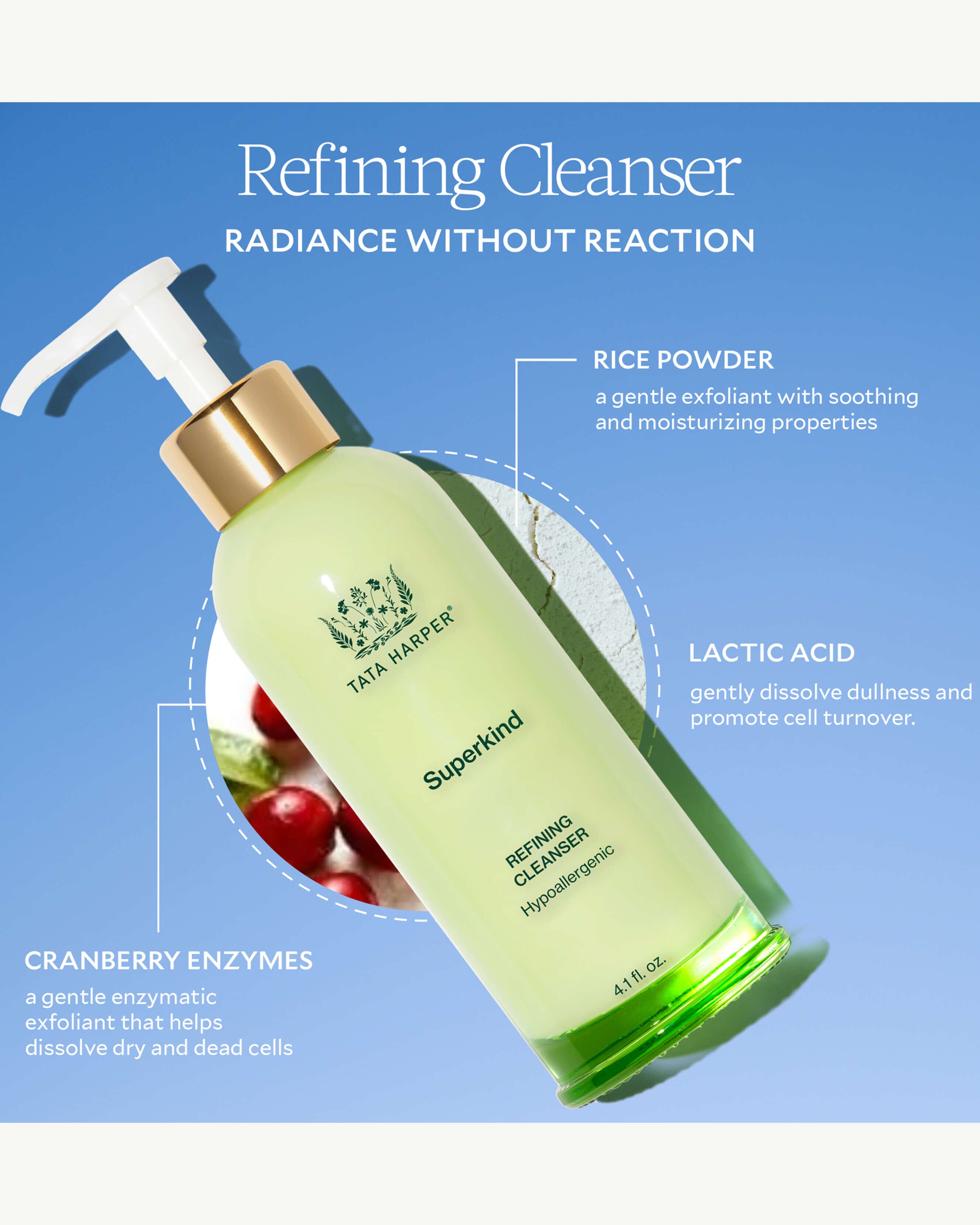 Superkind Refining Cleanser - 15ML

        – Tata Harper Skincare 3