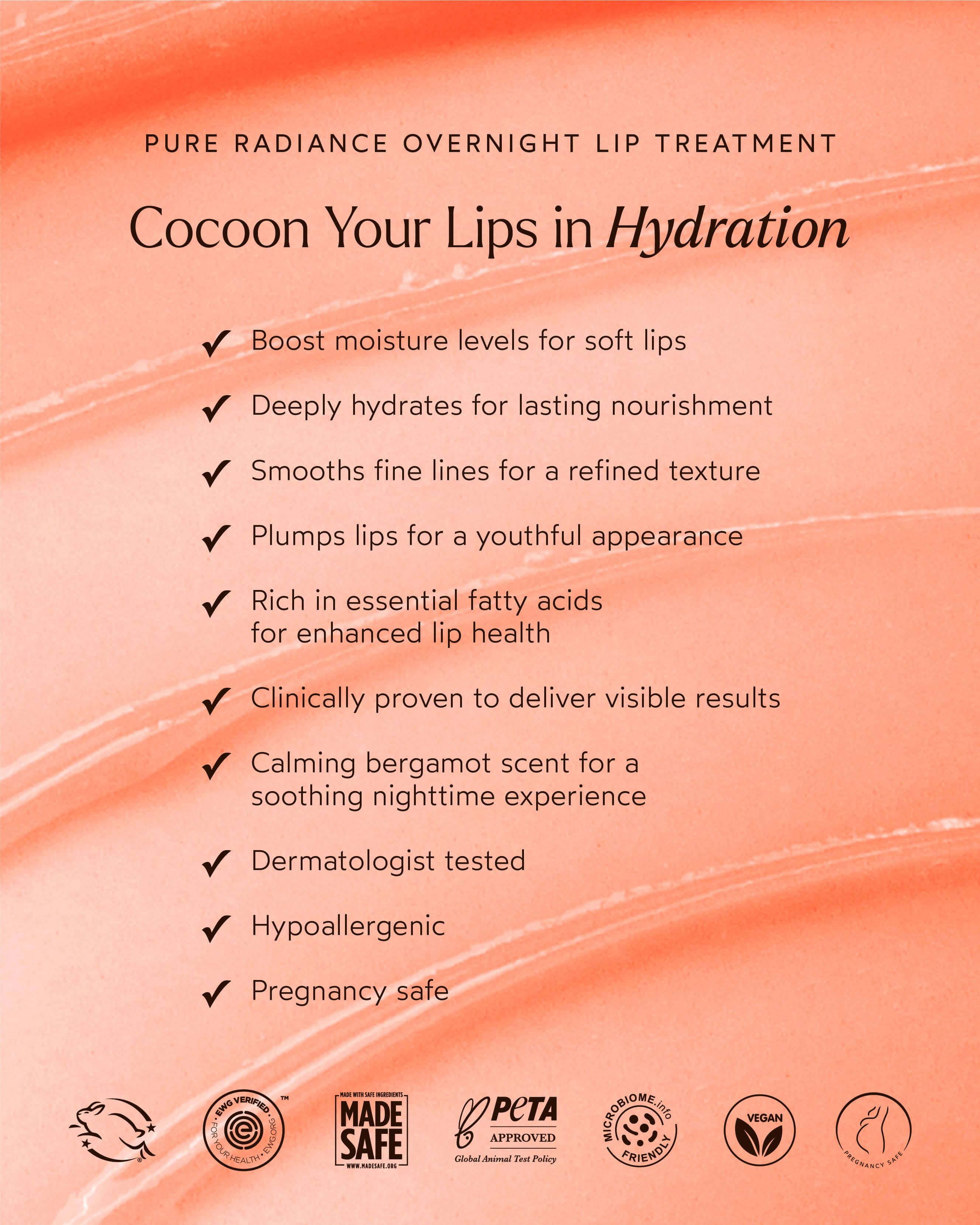 Pure Radiance Overnight Lip Treatment 6