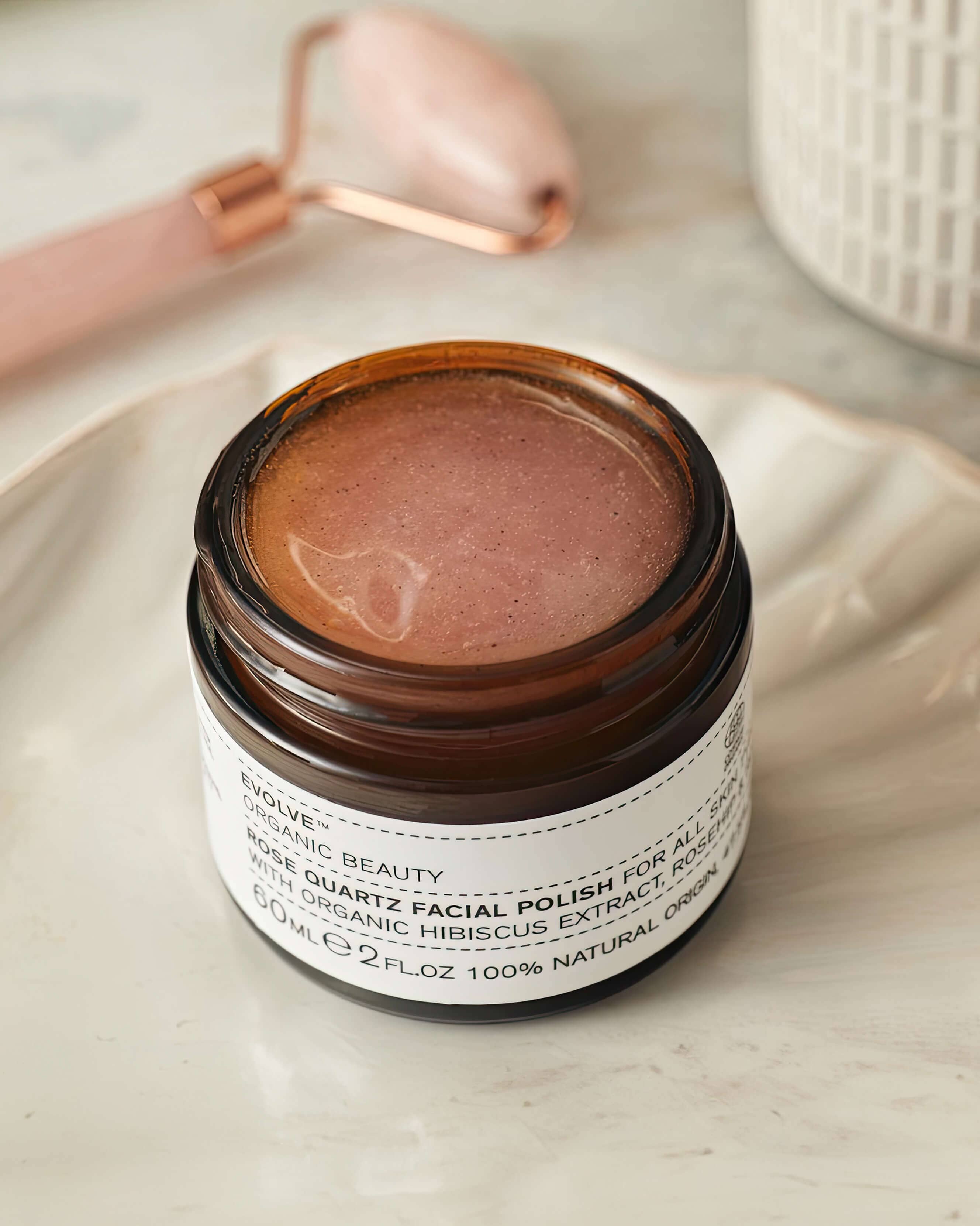 Rose Quartz Face Roller 1