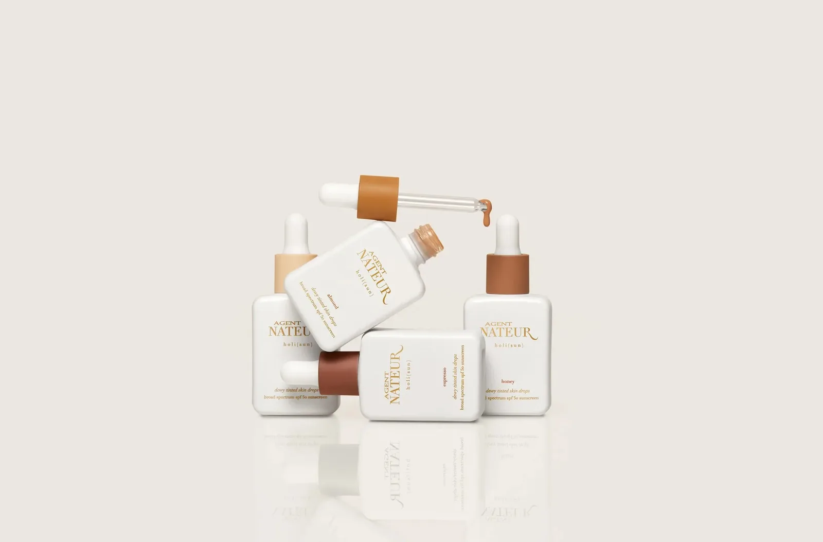 holi (sun) spf 50 dewy tinted skin drops 2