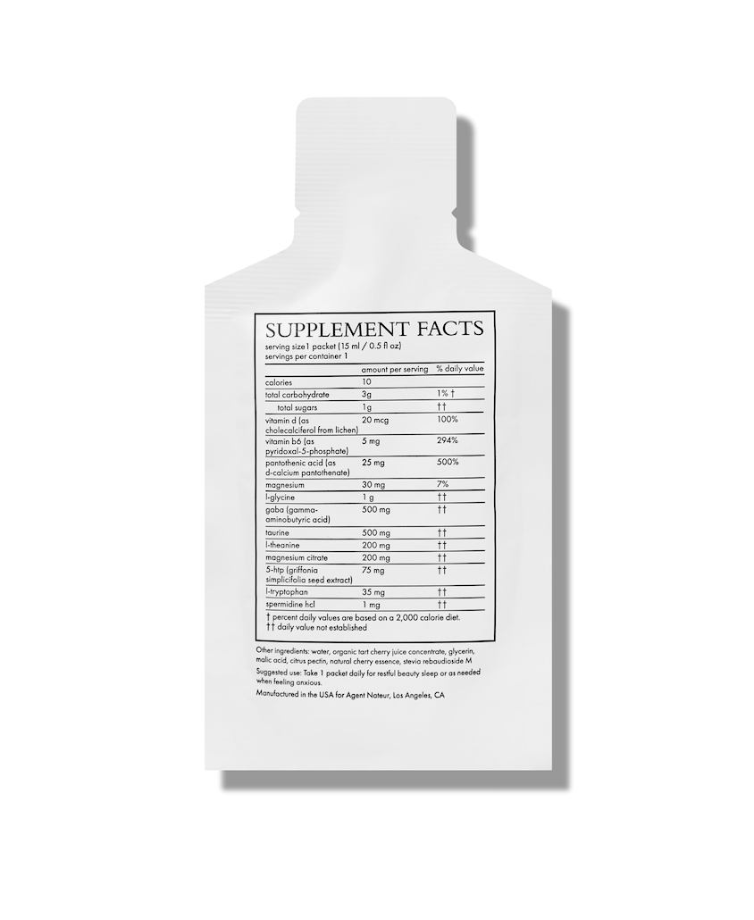 calm (beauty) spermidine & taurine daily calming longevity supplement 4