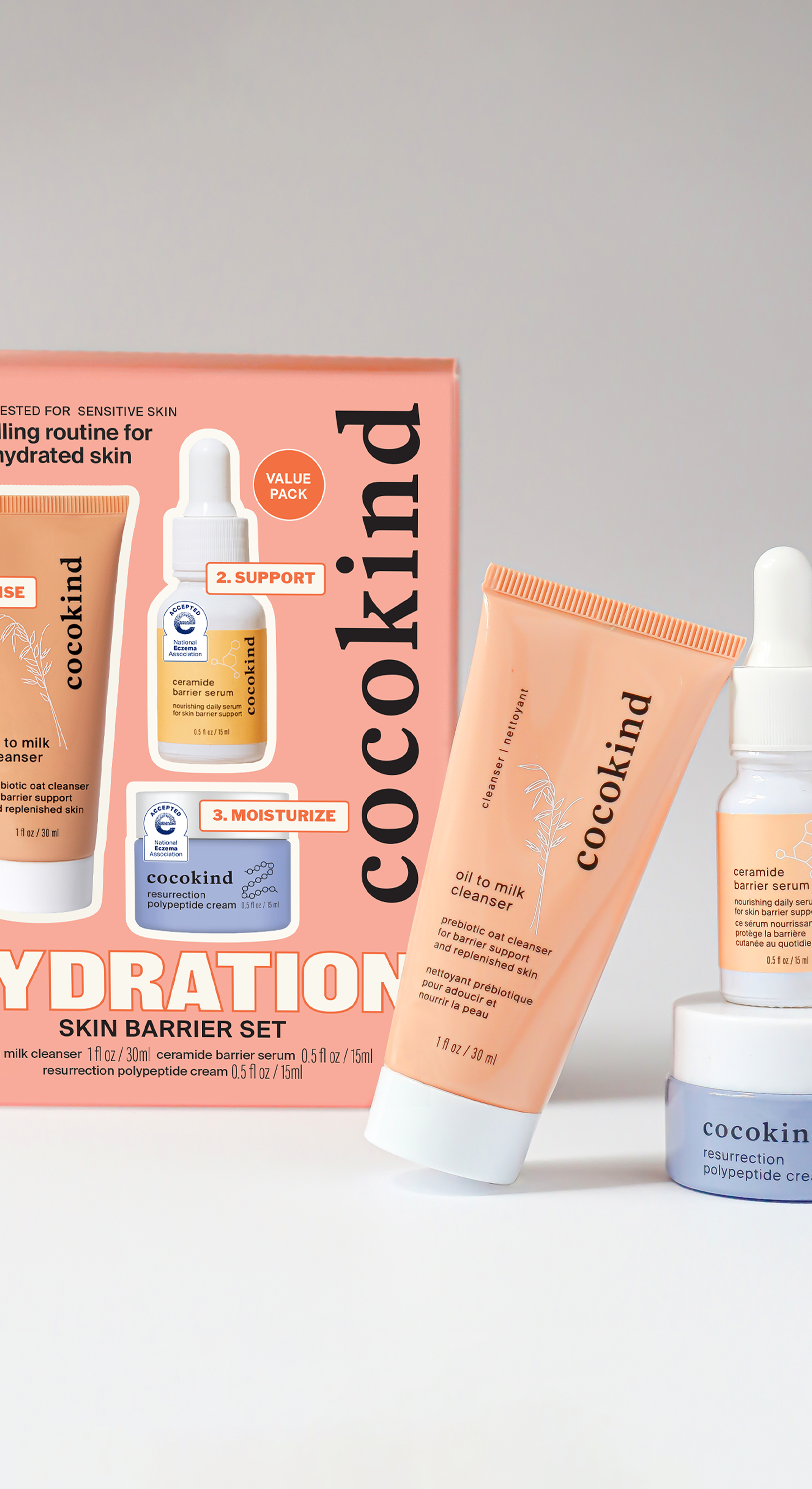 hydration skin barrier set 2